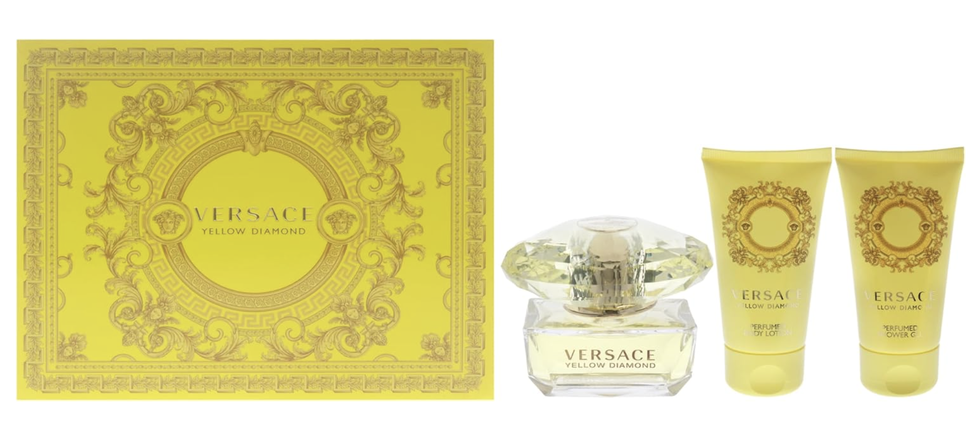 A243 Set Yellow Diamond Versace Mujer - Imagen 1